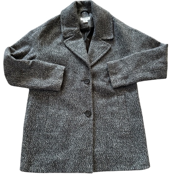 Women’s Celebrity Pink Gray Pea Coat Size Medium - Picture 1 of 6